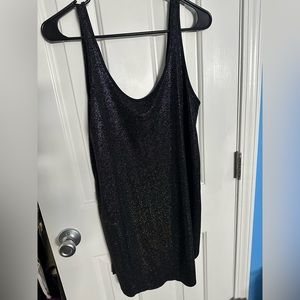 Sparkly tank top galaxy color